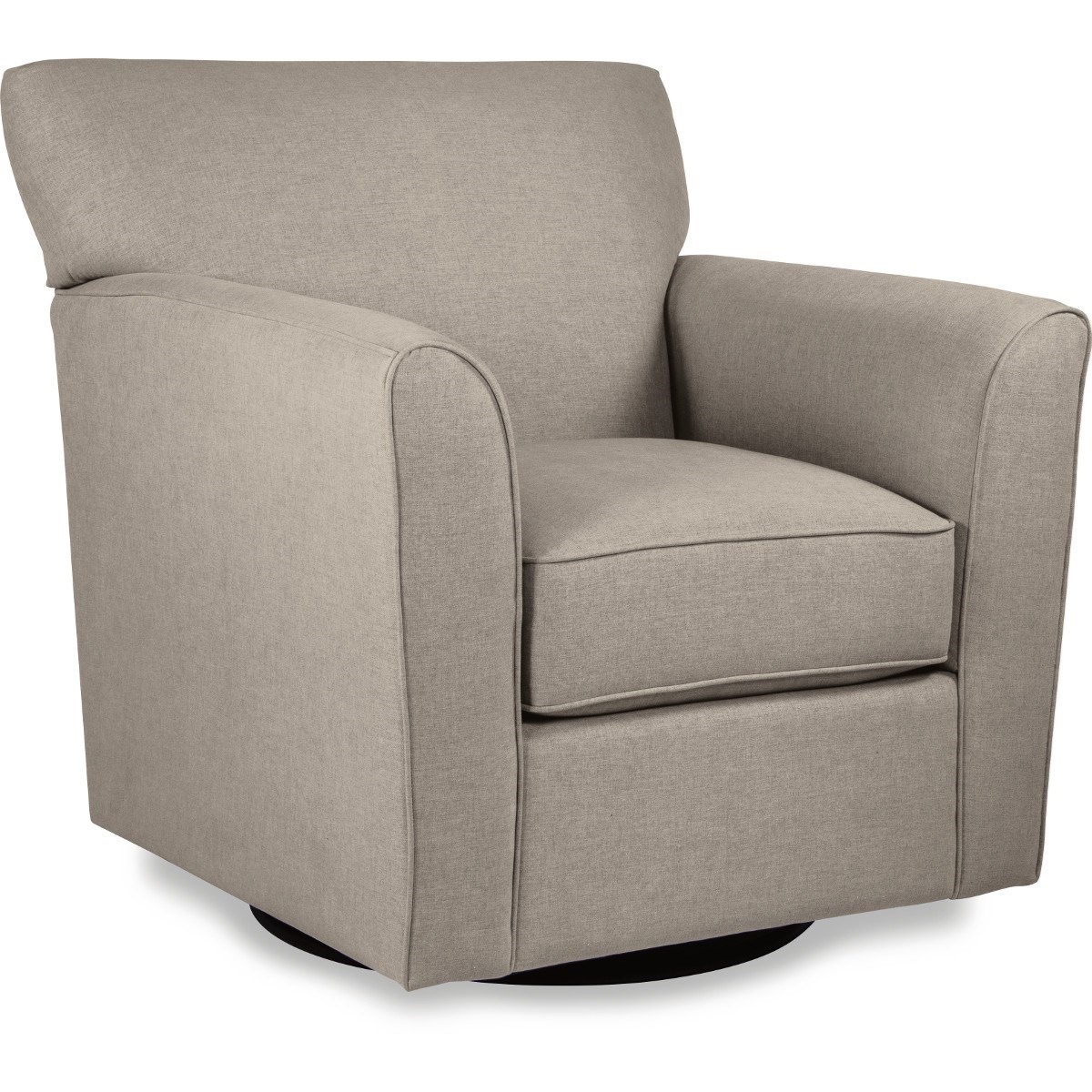 LaZBoy Chairs Allegra Swivel Glider with Flared Arms Godby Home